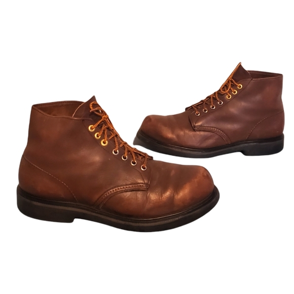 Vintage Red Wing Lace-Up Ankle Boots Men's Size 11B, Made In USA - Picture 4 of 11